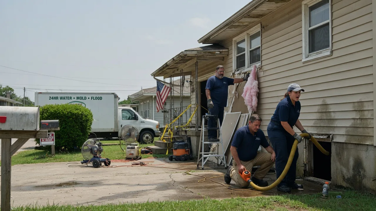 Water Damage Repair in Louisburg, KS near me